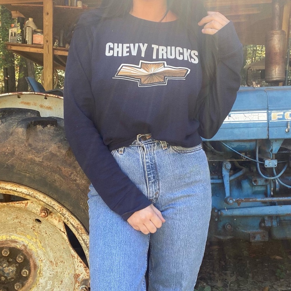 • Late 1980s Chevy General Motors Thermal Tee •